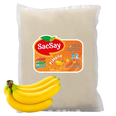 Pulpa de plátano Congelado🍌 Ideal para jugos, batidos y mas