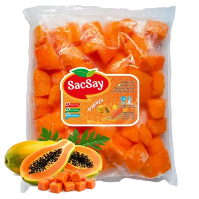 Pulpa Papaya troceada iqf | Ideal para jugos