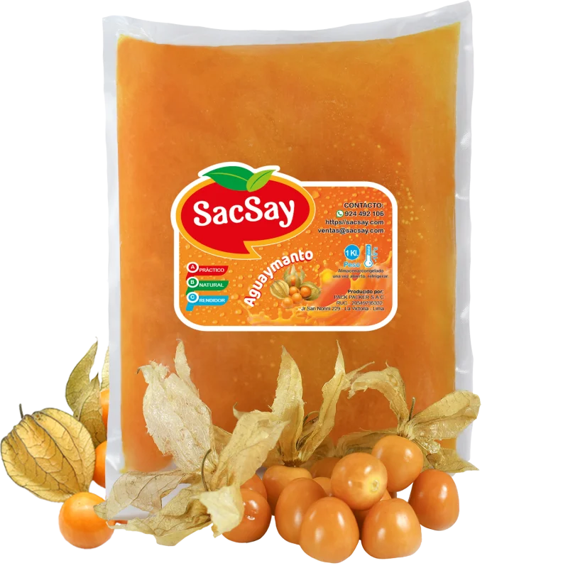 Pulpa de aguaymanto | Fruto Aromático con Muchos beneficios