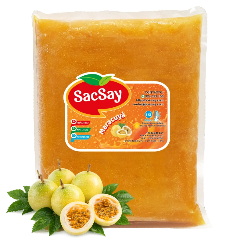Pulpa de Maracuyá | Fruta aromática, versátil y rendidor