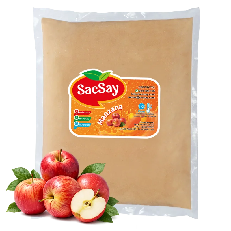 Pulpa de Manzana | Puré de manzana puro natural